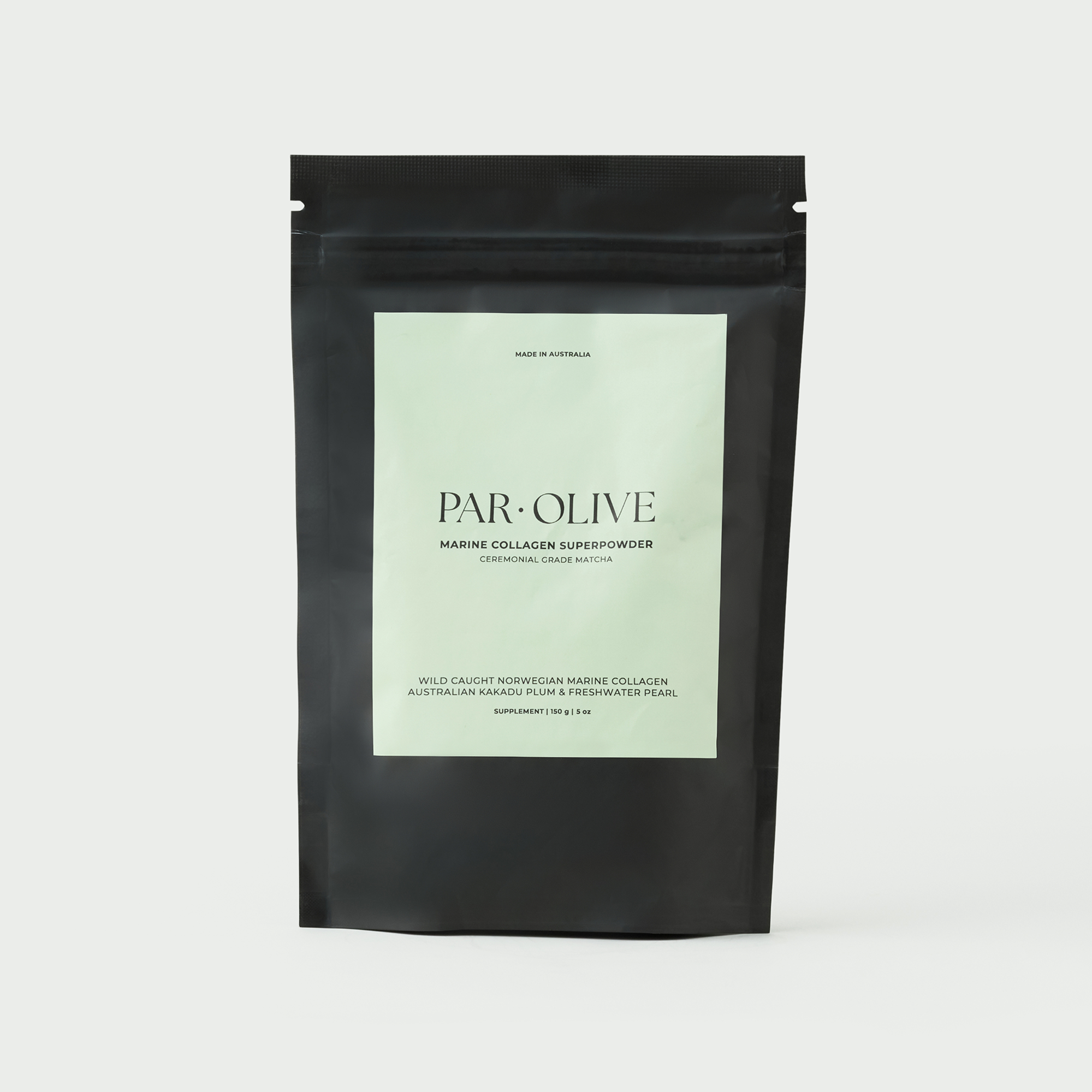 Marine Collagen Superpowder (Ceremonial Grade Matcha) Refill Pouch