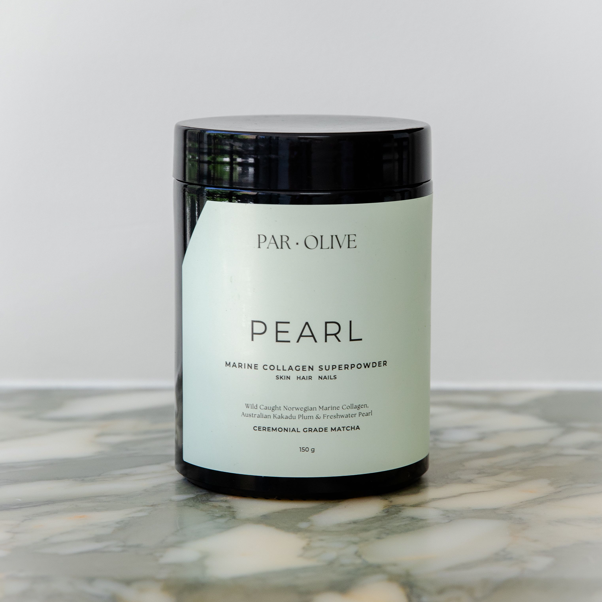 PEARL Marine Collagen SuperPowder (Ceremonial Grade Matcha)