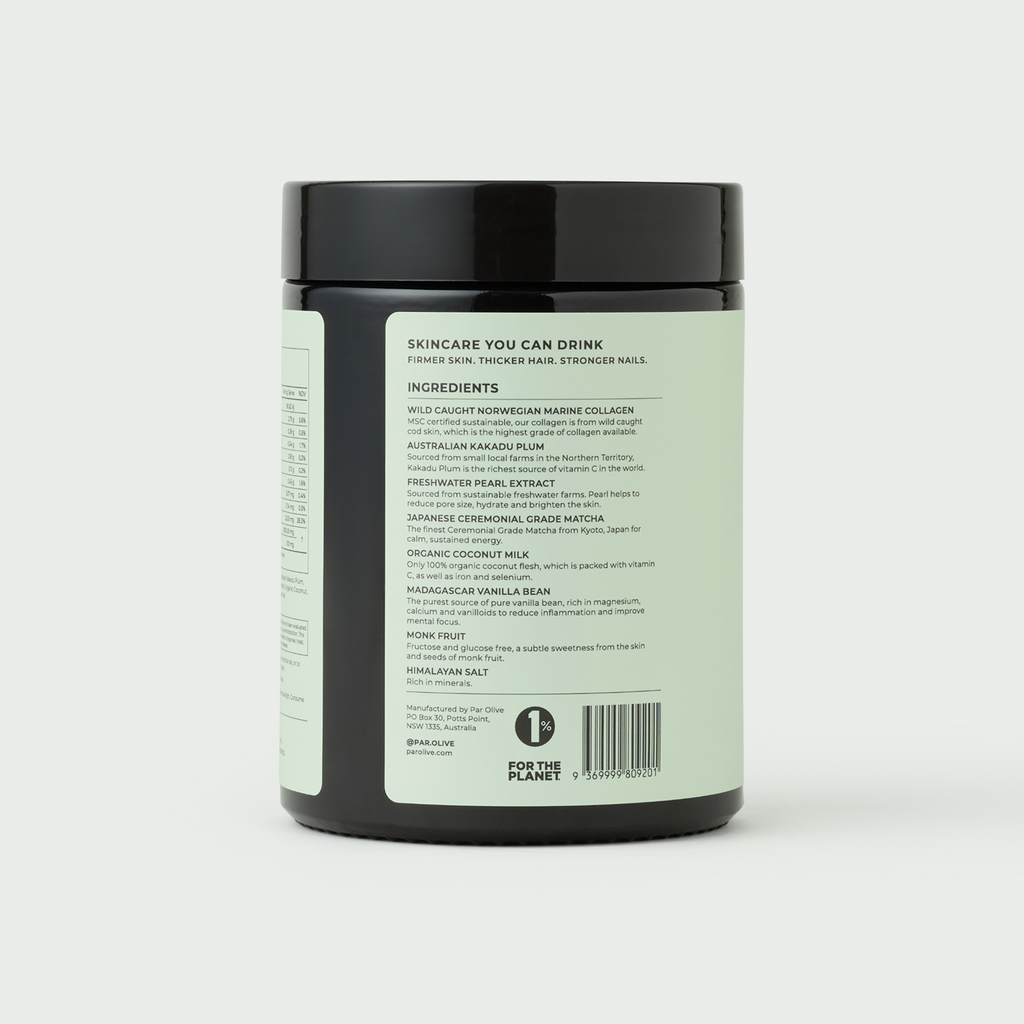 Marine Collagen SuperPowder (Ceremonial Grade Matcha)