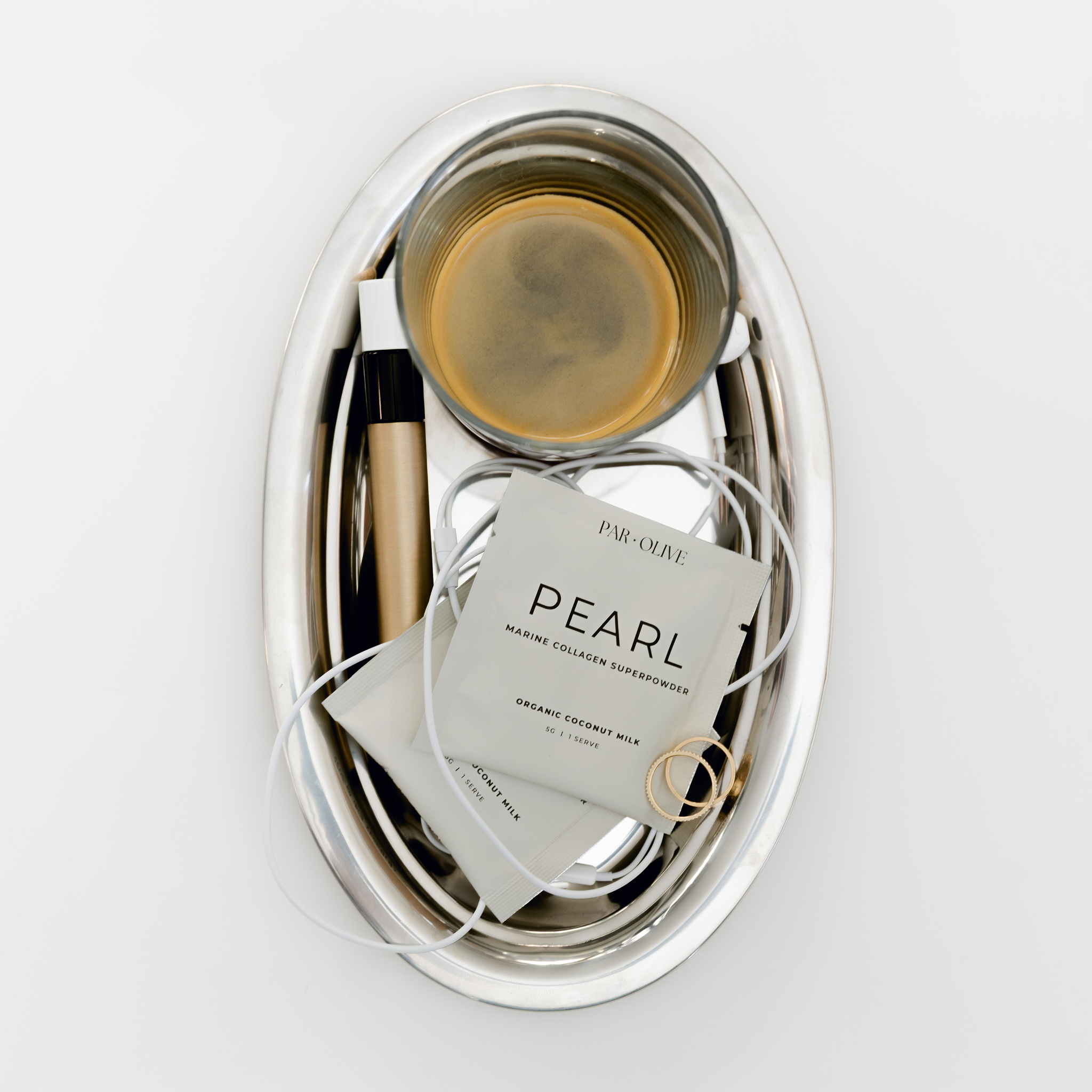 PEARL Marine Collagen Superpowder (Organic Coconut) Travel Set